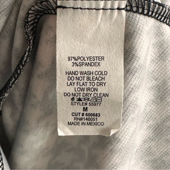 ModCloth Monteau Black and White A-Line Dress with Cowl Neck Women’s Size Medium - Picture 5 of 5